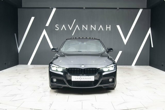 BMW 3 Series 2018 3.0 335D M Sport Shadow Edition Saloon Di BX18UYZ Black #2