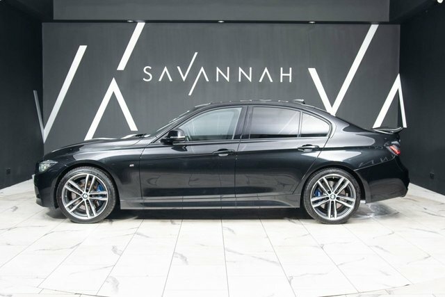 BMW 3 Series 2018 3.0 335D M Sport Shadow Edition Saloon Di BX18UYZ Black #4