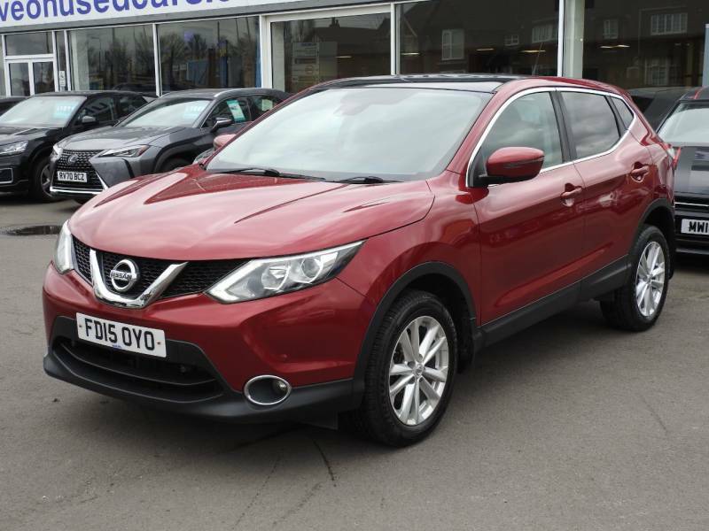 Nissan Qashqai 1.2 Dig-t Acenta - 2015 15 FD15OYO Red #2
