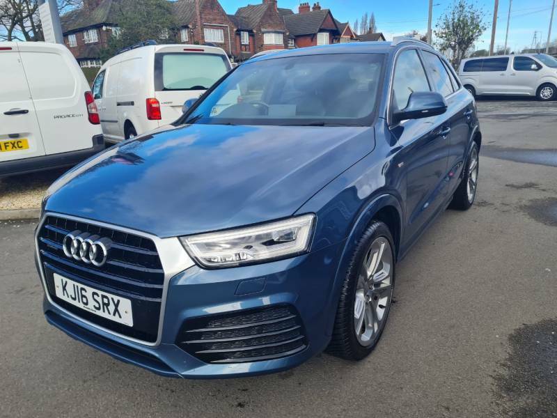 Audi Q3 2.0 Tdi Quattro S Line Plus - 2016 16 KJ16SRX Blue #4