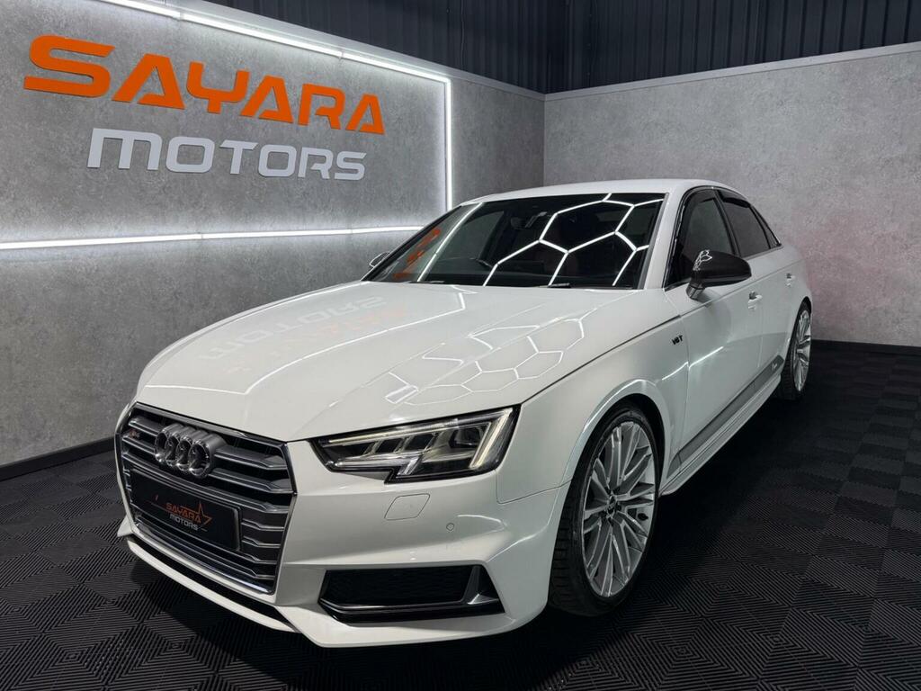 Audi S4 Saloon 3.0 Tfsi V6 Tiptronic Quattro Euro 6 Ss J444CCG White #4