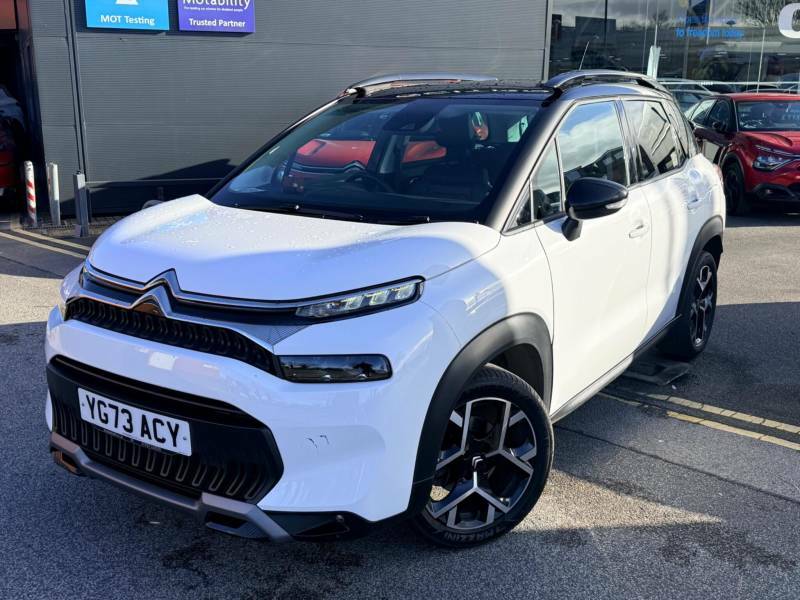 Citroen C3 Aircross 1.2 Puretech 130 Shine Plus Eat6 - 2023 73 YG73ACY White #2