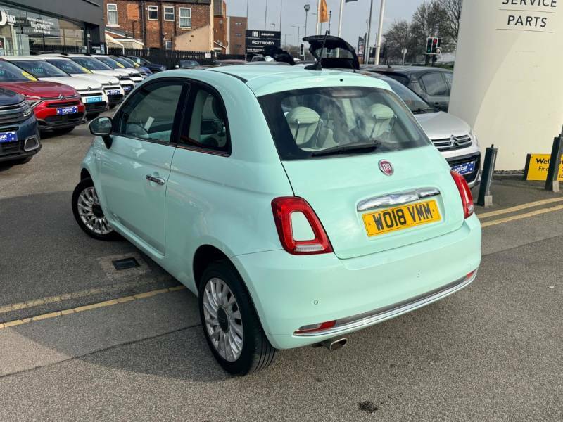 Fiat 500 1.2 Lounge - 2018 18 WO18VMM Green #3