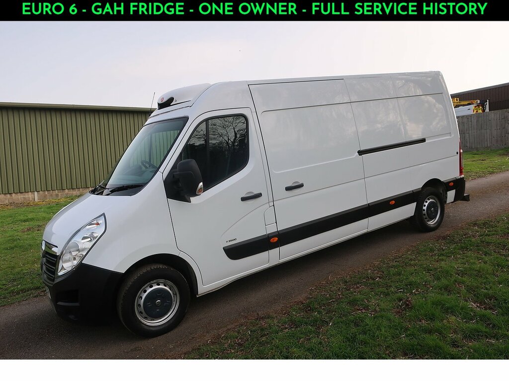 Vauxhall Movano 2.3 Cdti 3500 L3 H2 Fridge Van Fwd Euro 6 110 Ps White