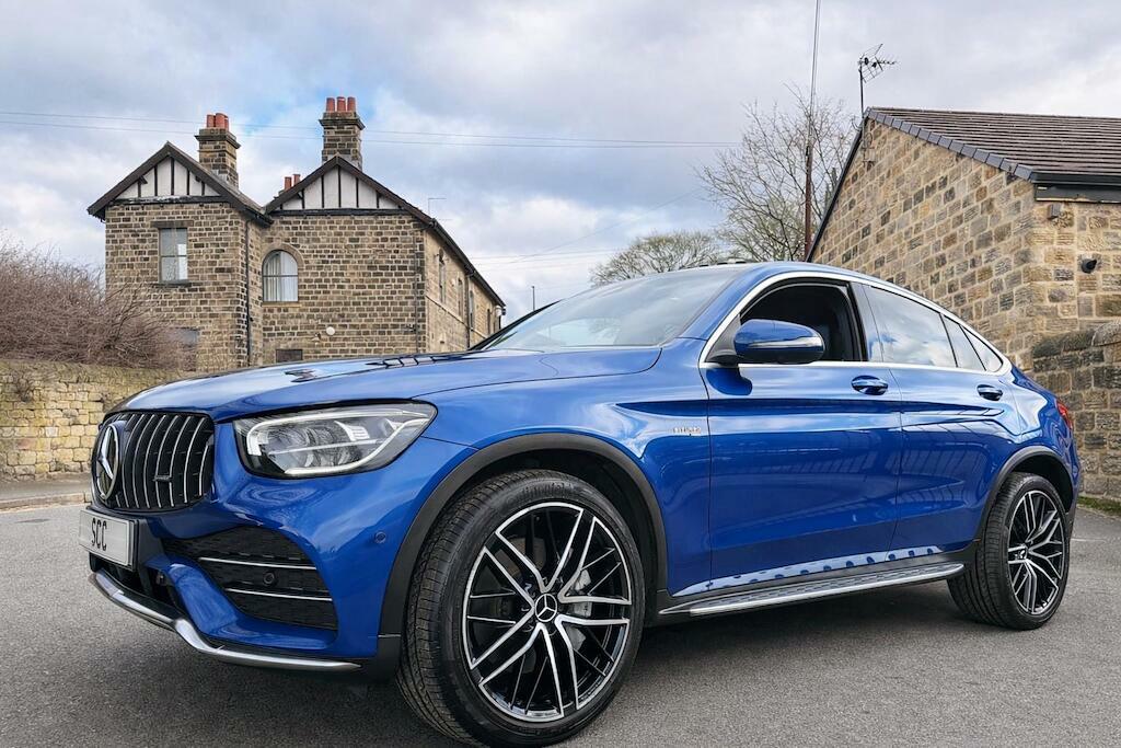 Mercedes-Benz GLC Class 3.0 Glc43 V6 Amg Premium Plus Coupe G-tronic 4M Blue #5