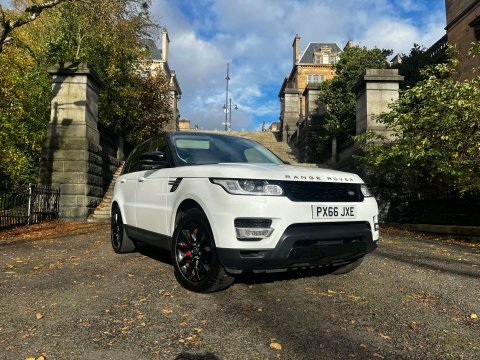 Land Rover Range Rover Sport 3.0 Range Rover PX66JXE White #4