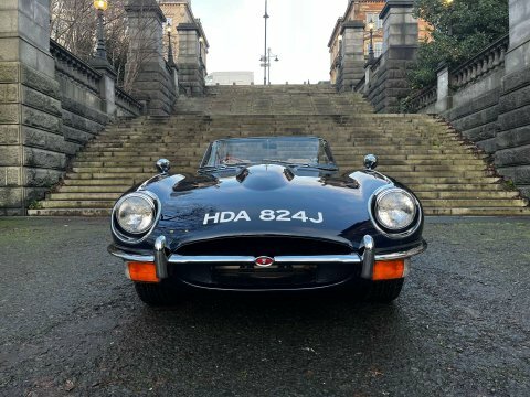 Jaguar E-Type Series II Roadster HDA824J Blue #4