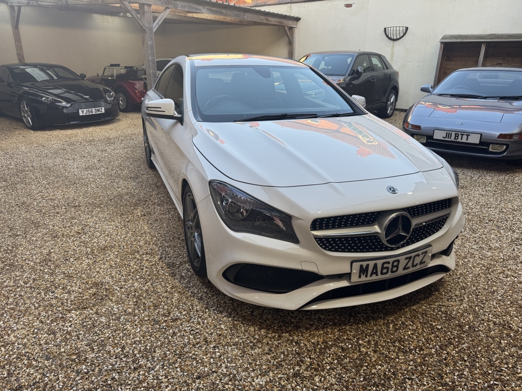 Mercedes-Benz CLA Class Saloon 1.6 Cla 200 Amg Line Edition White #4
