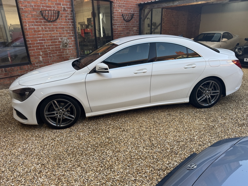 Mercedes-Benz CLA Class Saloon 1.6 Cla 200 Amg Line Edition White #2