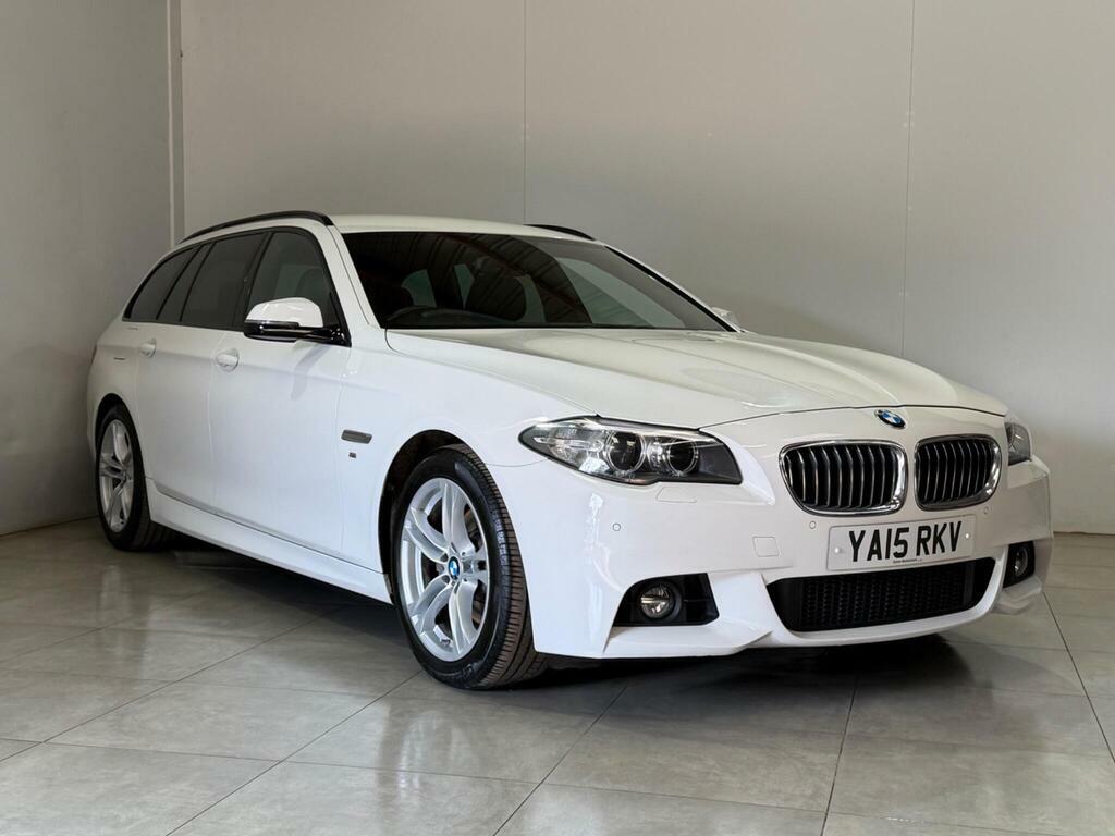 BMW 5 Series 2.0 520D M Sport Touring Euro 6 S S White