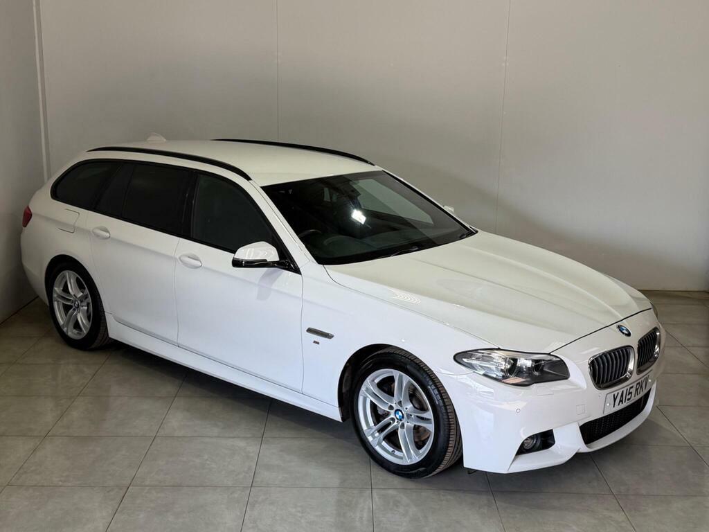BMW 5 Series 2.0 520D M Sport Touring Euro 6 S S YA15RKV White #6