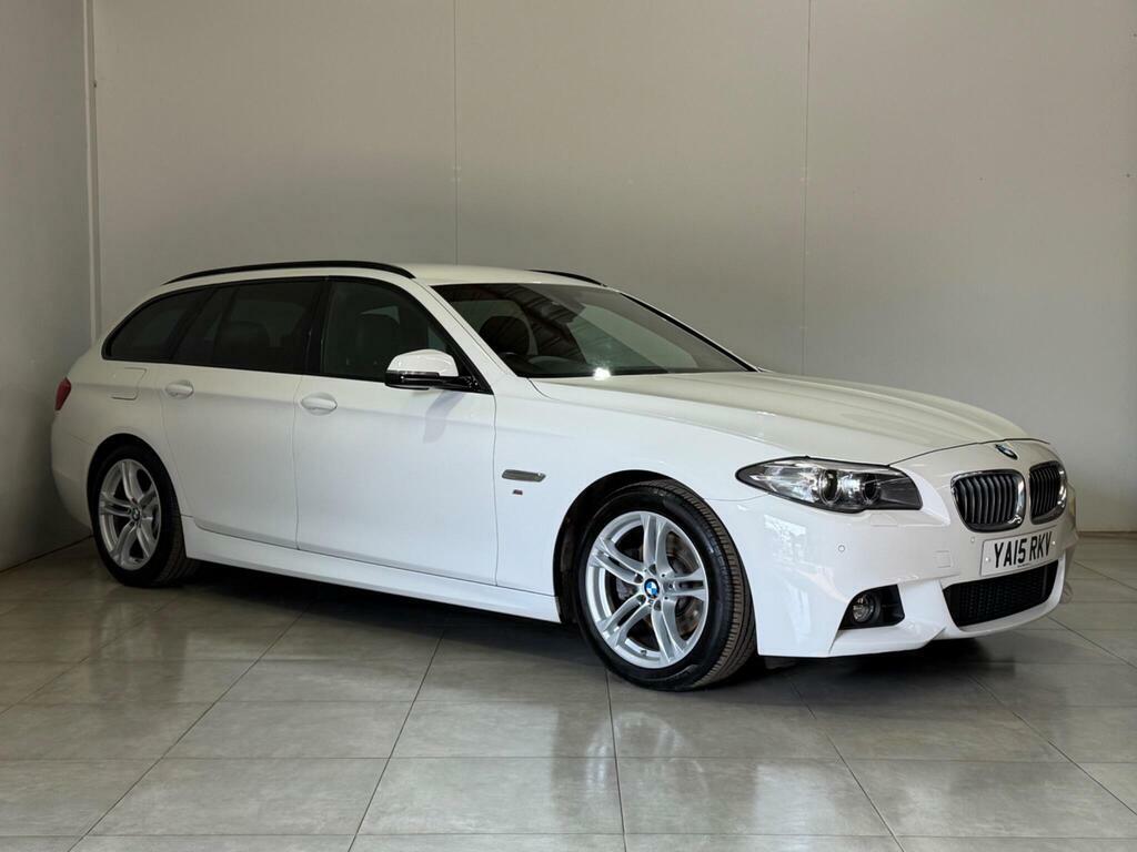 BMW 5 Series 2.0 520D M Sport Touring Euro 6 S S YA15RKV White #4