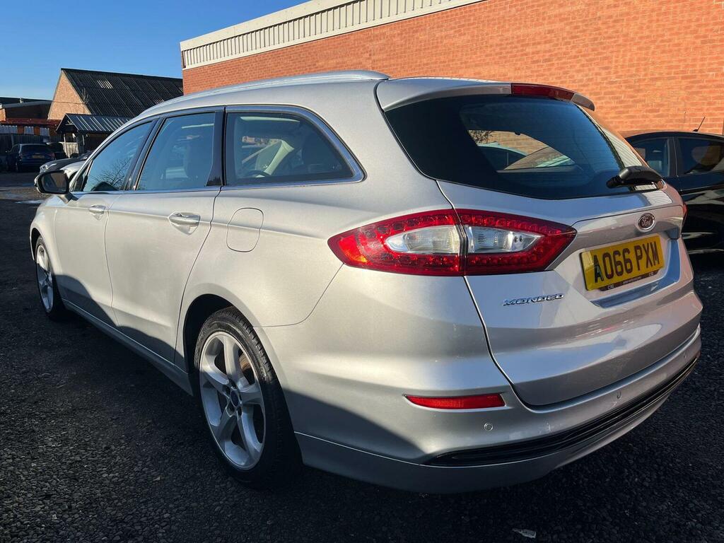 Ford Mondeo Estate 2.0 Tdci Titanium Powershift Euro 6 Ss 5 AO66PXM Silver #4