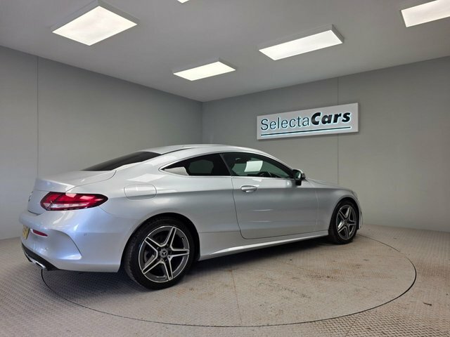 Mercedes-Benz C Class 2.0 C220d Amg Line Coupe G-tronic Euro LS69RFX Silver #6