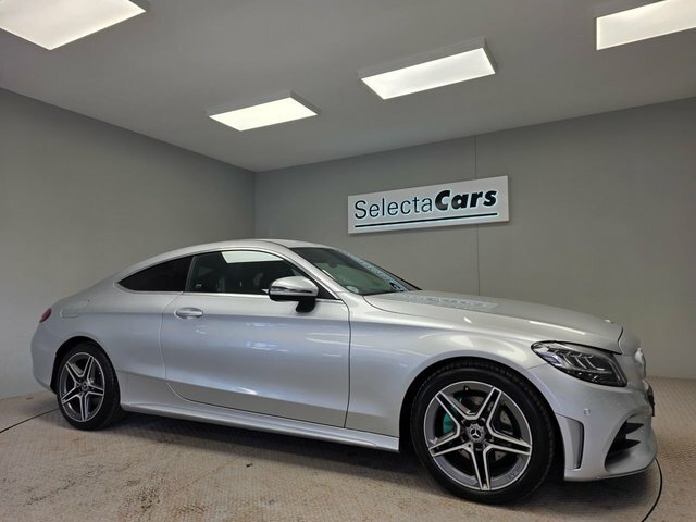 Mercedes-Benz C Class 2.0 C220d Amg Line Coupe G-tronic Euro LS69RFX Silver #4
