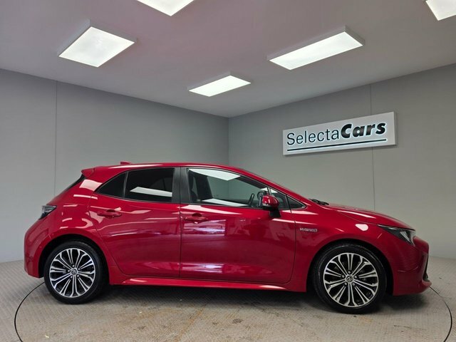 Toyota Corolla 1.8 Vvt-h Design Hatchback Hybrid Cvt E KC19BWO Red #5