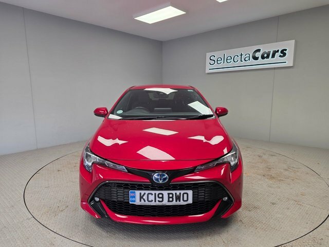 Toyota Corolla 1.8 Vvt-h Design Hatchback Hybrid Cvt E KC19BWO Red #3