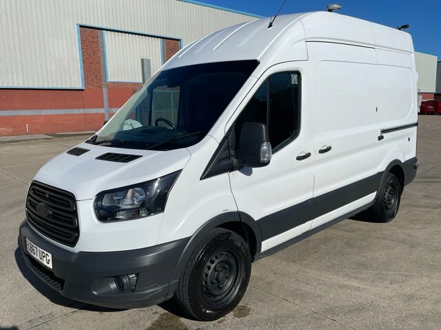 Ford Transit Custom 350 Ecoblue Panel Van LB67UPG White #2