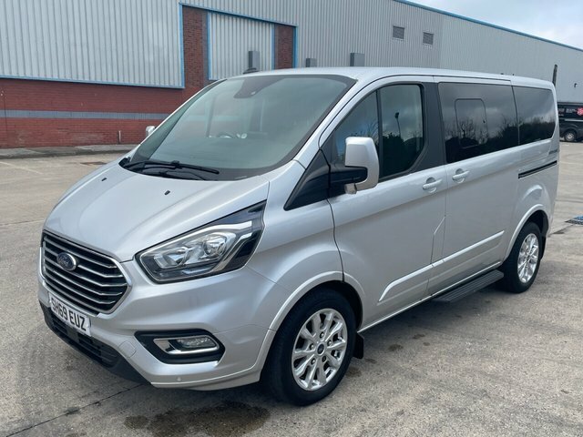 Ford Tourneo Custom 320 Ecoblue Titanium Minibus SH69EUZ Silver #2