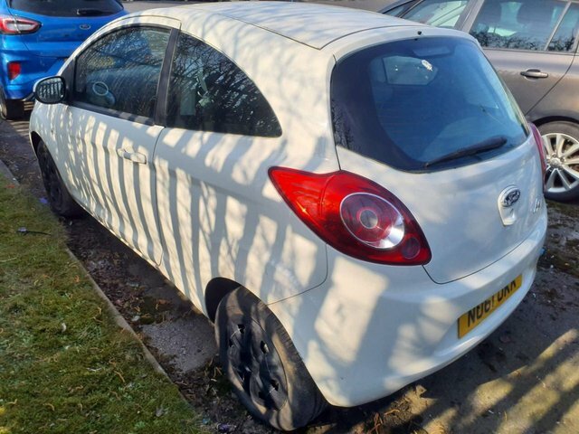 Ford KA 2011 1.2 Edge Hatchback Euro 5 NU61UKK White #3