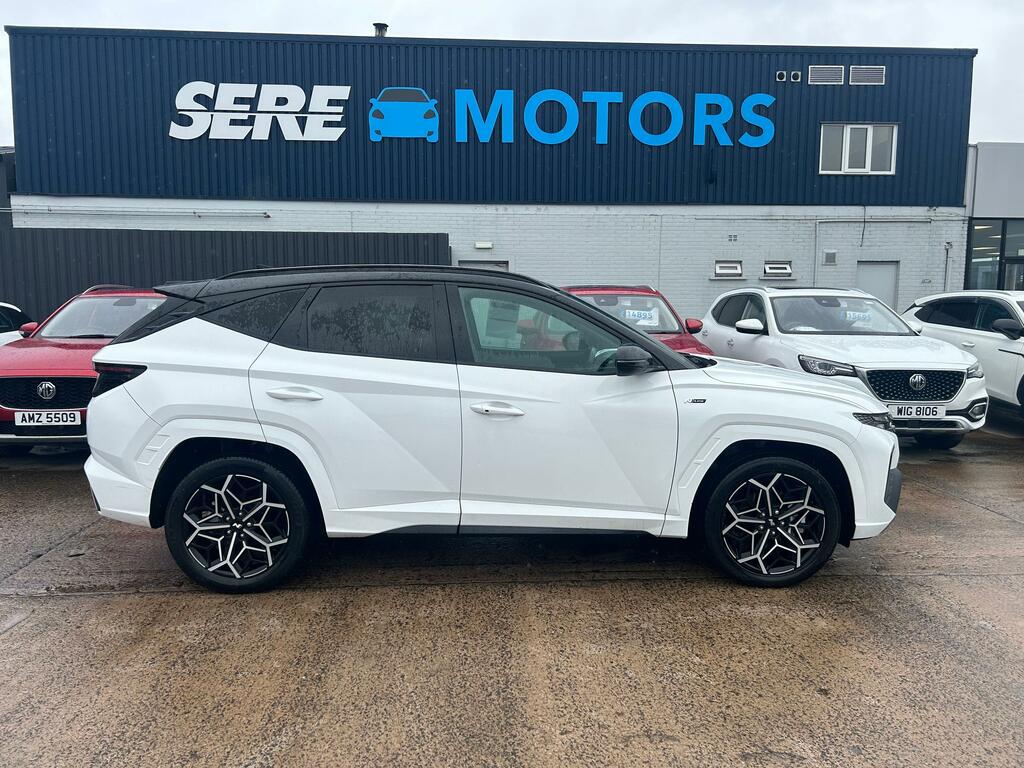 Hyundai Tucson 1.6 Tgdi Hybrid 230 N Line 2Wd YHZ5643 White #2