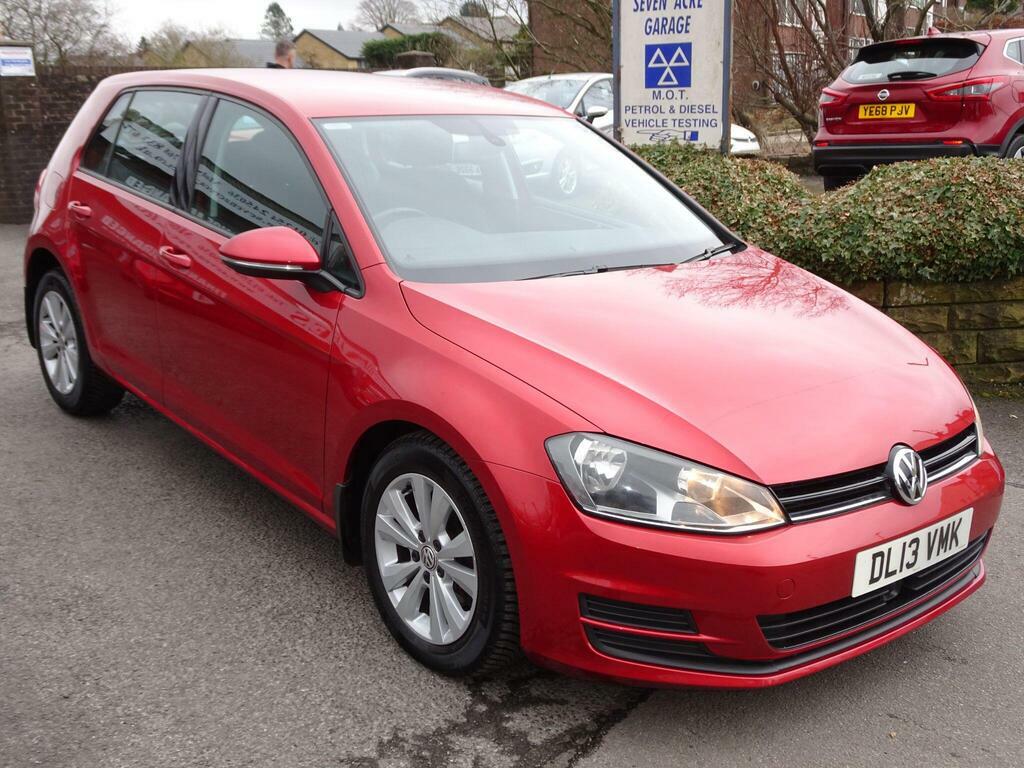 Volkswagen Golf 1.6 Tdi Bluemotion Tech Se Dsg Euro 5 S S Red #2