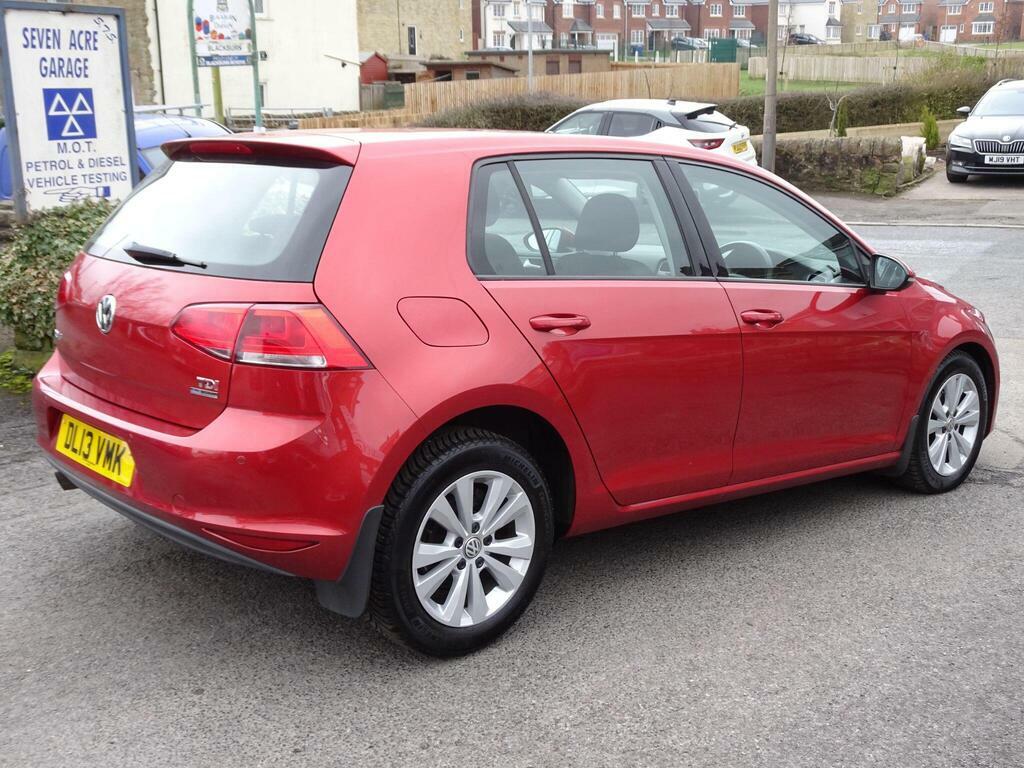 Volkswagen Golf 1.6 Tdi Bluemotion Tech Se Dsg Euro 5 S S Red #6