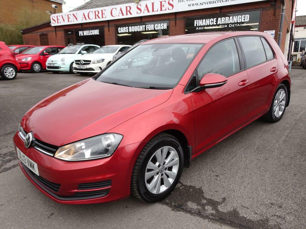 Volkswagen Golf 1.6 Tdi Bluemotion Tech Se Dsg Euro 5 S S Red