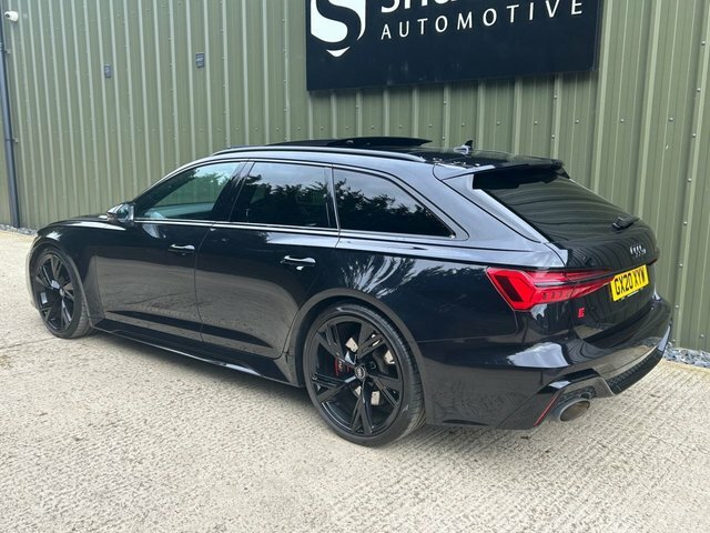 Audi RS6 Avant 4.0 Tfsi V8 Launch Edition Estate Tiptr GX20XYW Black #3