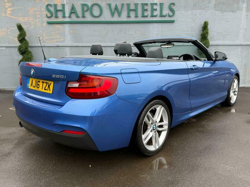 BMW 2 Series 2.0 220I M Sport Euro 6 S S - 2016 16 AJ16TZK Blue #5