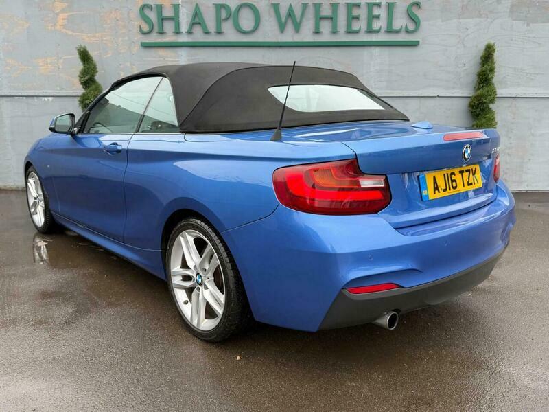 BMW 2 Series 2.0 220I M Sport Euro 6 S S - 2016 16 AJ16TZK Blue #2