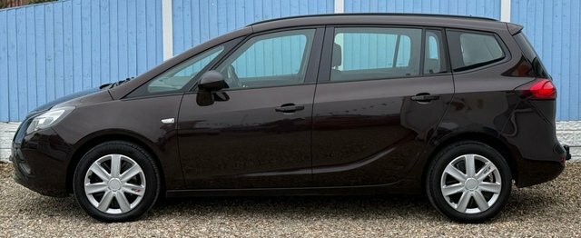 Vauxhall Zafira Tourer 2014 2.0 Cdti Exclusiv Mpv Euro DS14FKY Brown #4
