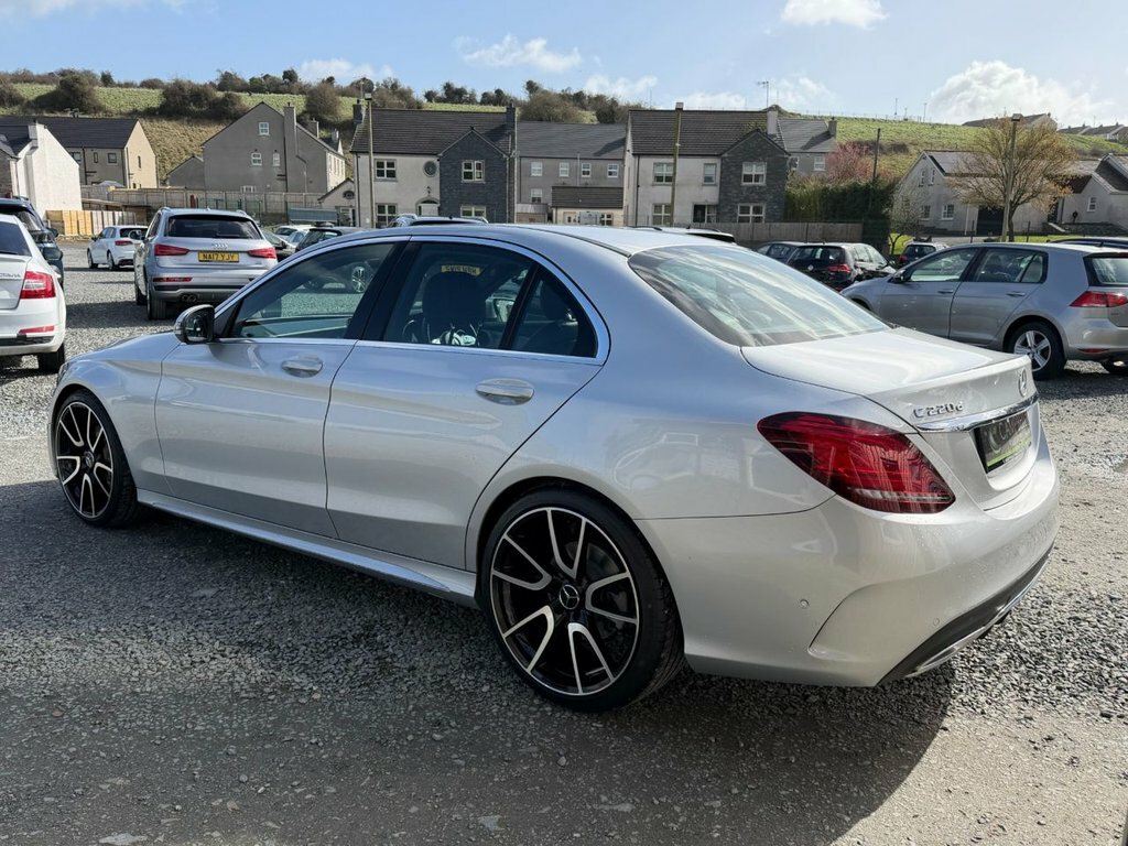 Mercedes-Benz C Class 2L Amg Line GU69XGR Silver #4