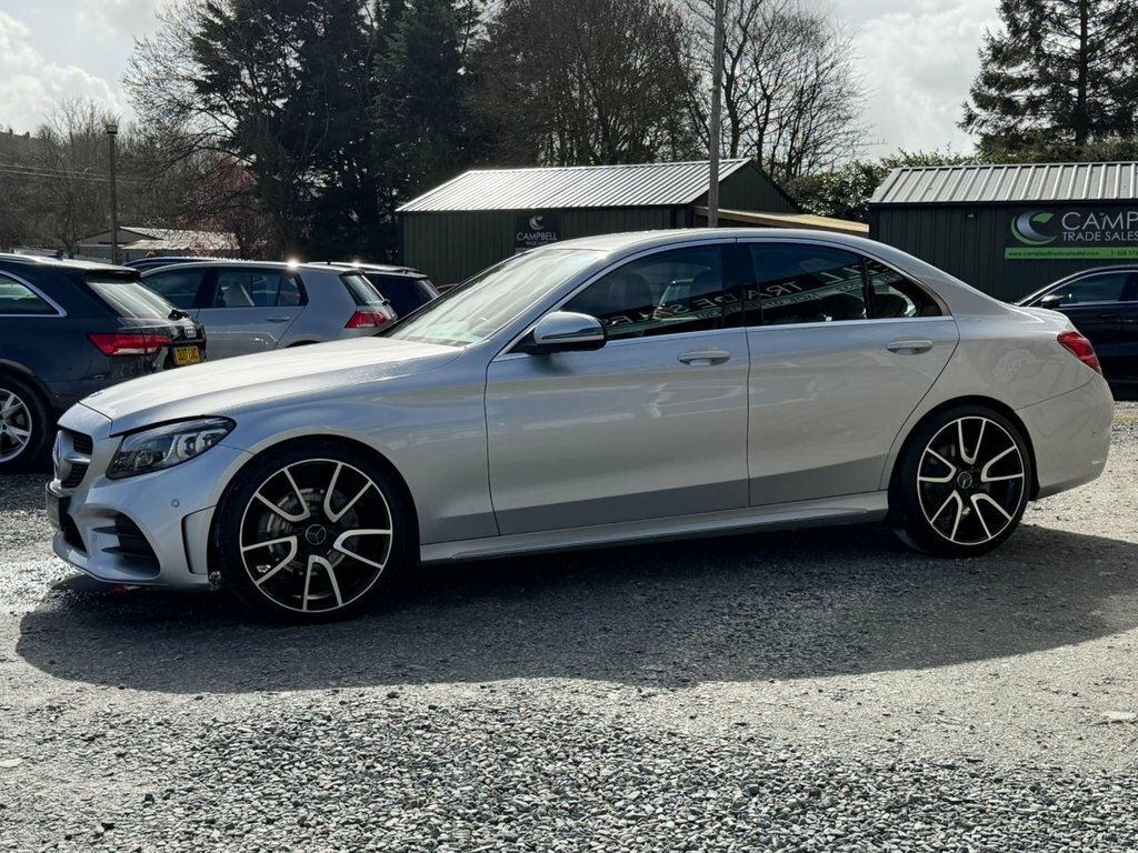 Mercedes-Benz C Class 2L Amg Line GU69XGR Silver #3