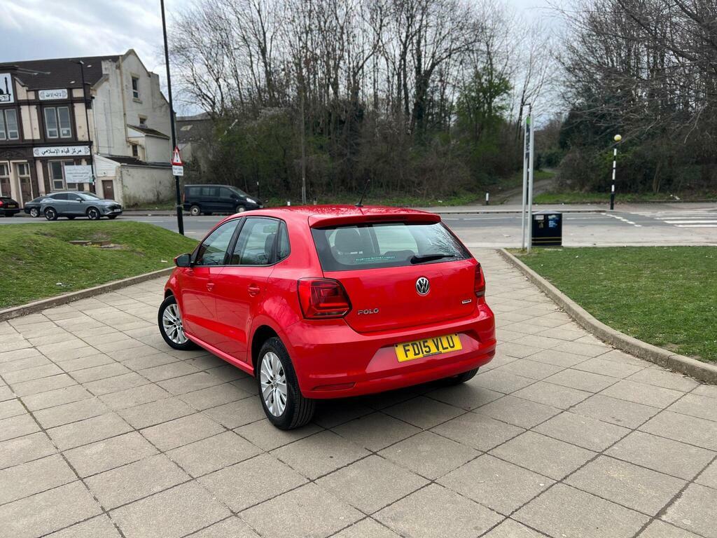 Volkswagen Polo 1.0 Bluemotion Tech Se Euro 6 S S FD15VLU Red #4