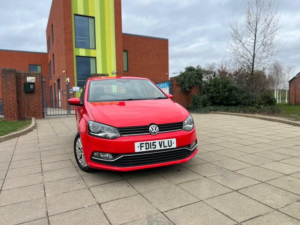 Volkswagen Polo 1.0 Bluemotion Tech Se Euro 6 S S FD15VLU Red #2