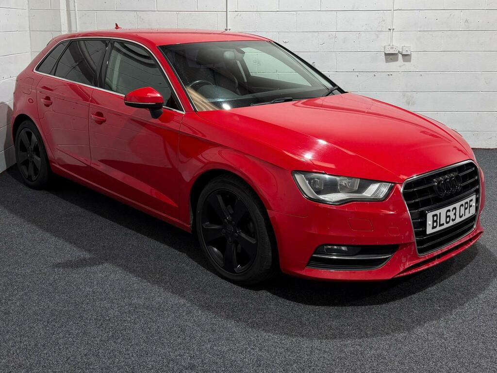Audi A3 1.6 Tdi Sport Sportback Euro 5 Ss BL63CPF Red