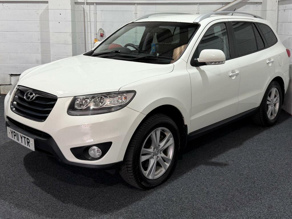 Hyundai Santa Fe 2.2 Crdi Premium 4Wd Euro 5 7 Seat White #3