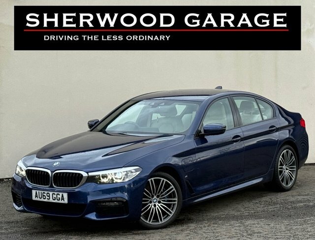 BMW 5 Series 2.0 530E 9.2Kwh M Sport Saloon Plug-in Blue
