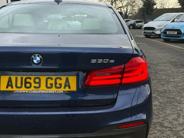 BMW 5 Series 2.0 530E 9.2Kwh M Sport Saloon Plug-in Blue #6