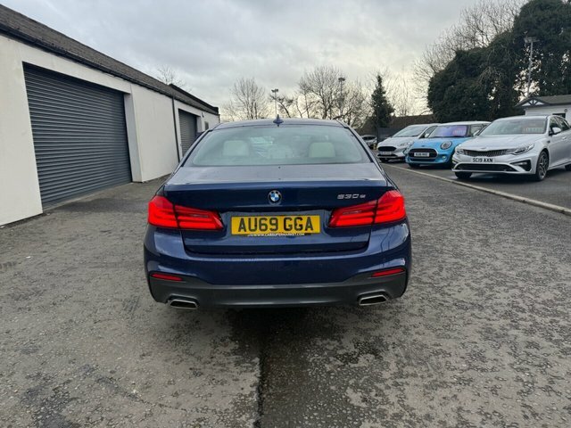 BMW 5 Series 2.0 530E 9.2Kwh M Sport Saloon Plug-in Blue #5