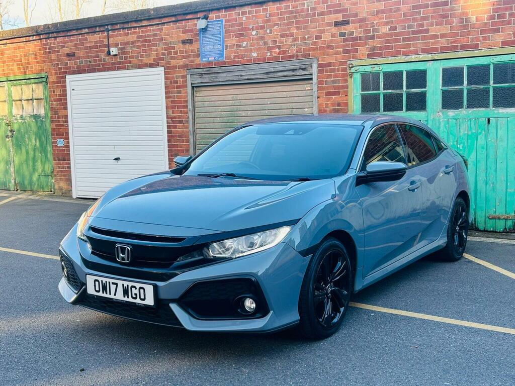 Honda Civic 1.0 Vtec Turbo Sr Cvt Euro 6 Ss OW17WGO Grey #4
