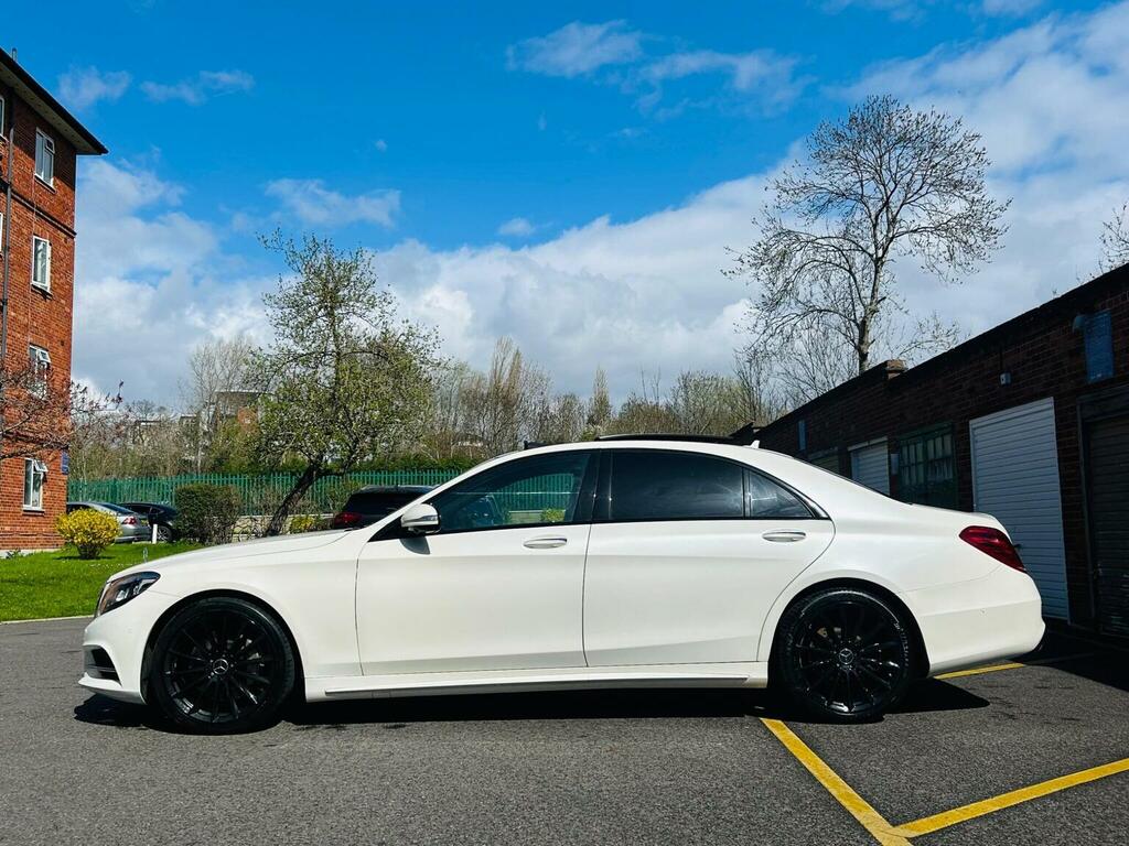 Mercedes-Benz S Class 3.0 S350l V6 Bluetec Amg Line G-tronic Euro 6 S N444TOG White #6