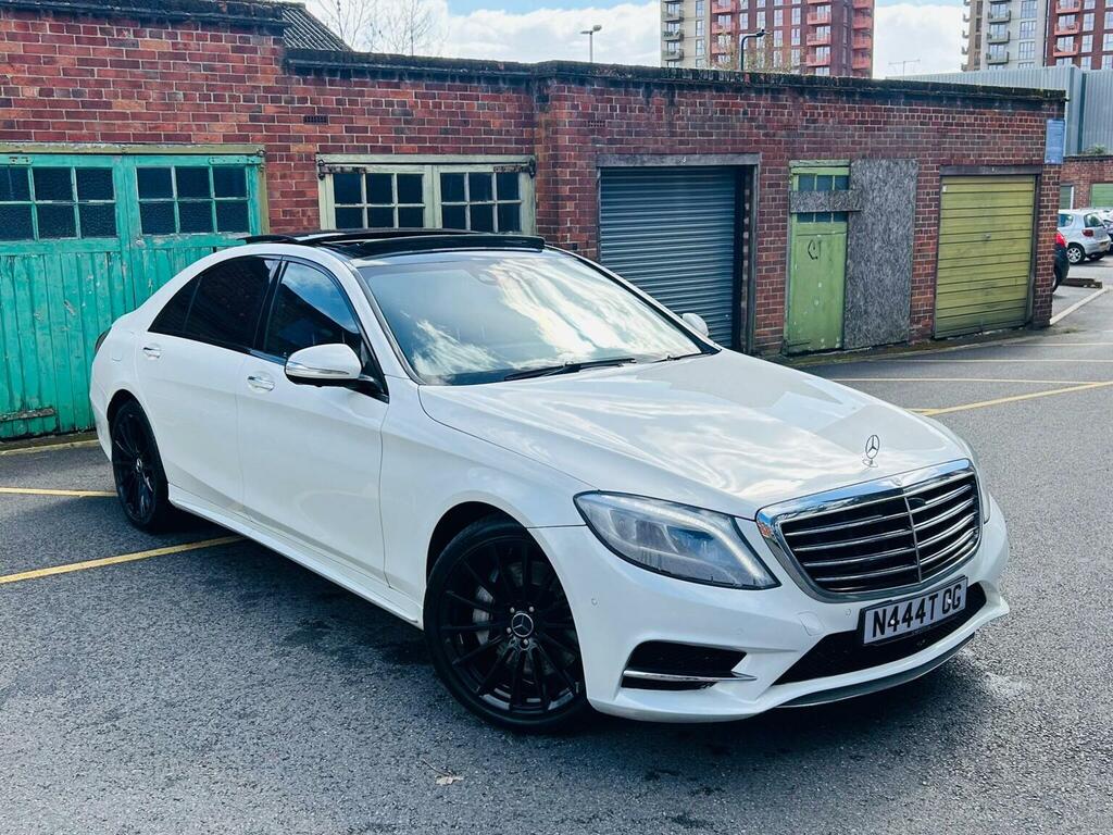 Mercedes-Benz S Class 3.0 S350l V6 Bluetec Amg Line G-tronic Euro 6 S White