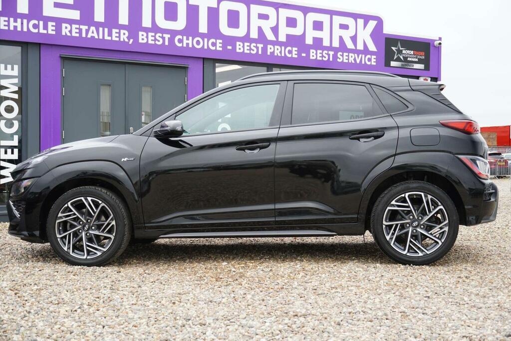Hyundai Kona 1.0 T-gdi Mhev N Line Euro 6 Ss LT21WHW Black #6
