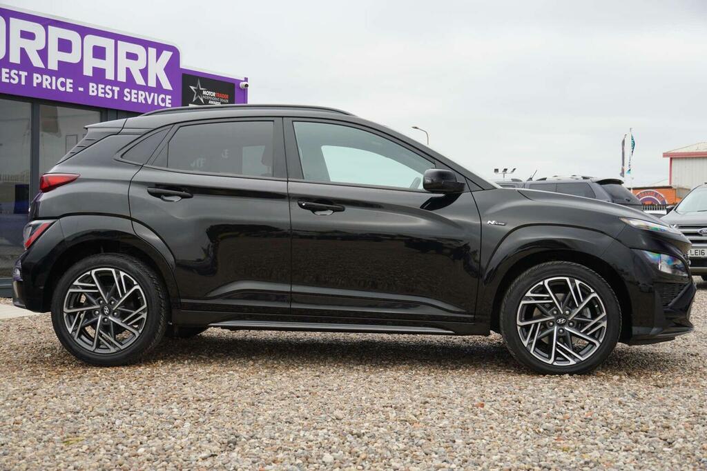 Hyundai Kona 1.0 T-gdi Mhev N Line Euro 6 Ss LT21WHW Black #4