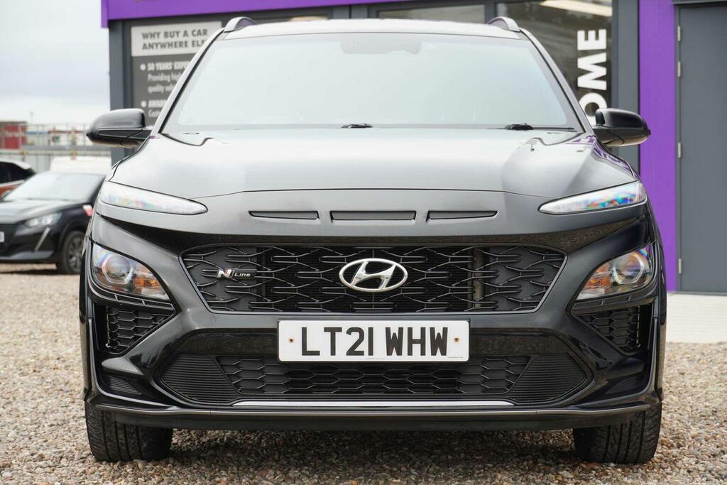 Hyundai Kona 1.0 T-gdi Mhev N Line Euro 6 Ss LT21WHW Black #3