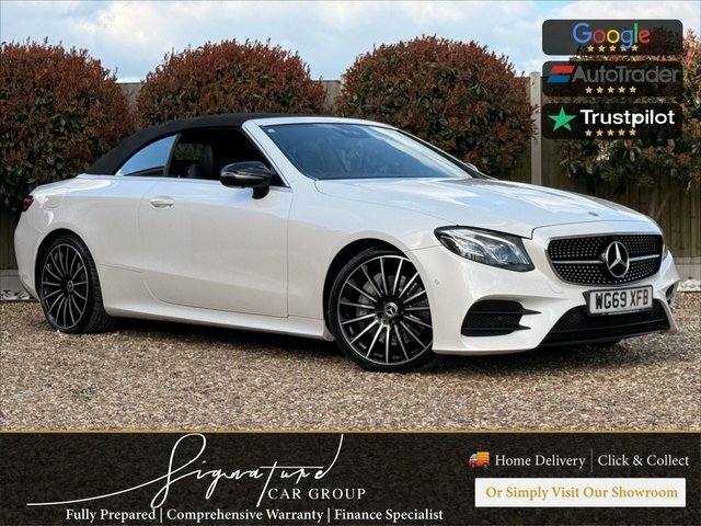 Mercedes-Benz E Class 2019 2.0 E350 Amg Line Cabriolet G-tron White