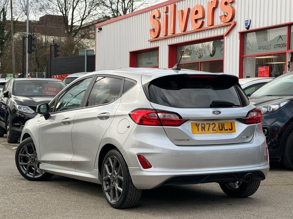 Ford Fiesta 1L St-line Edition YR72ULJ Silver #2
