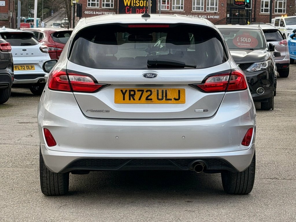 Ford Fiesta 1L St-line Edition YR72ULJ Silver #4